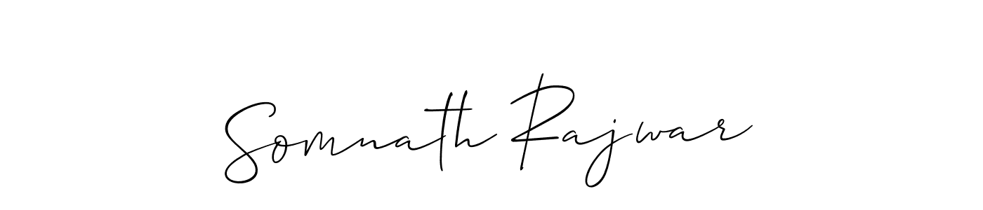 Also You can easily find your signature by using the search form. We will create Somnath Rajwar name handwritten signature images for you free of cost using Allison_Script sign style. Somnath Rajwar signature style 2 images and pictures png