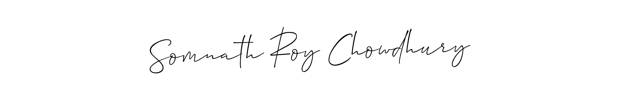 You should practise on your own different ways (Allison_Script) to write your name (Somnath Roy Chowdhury) in signature. don't let someone else do it for you. Somnath Roy Chowdhury signature style 2 images and pictures png