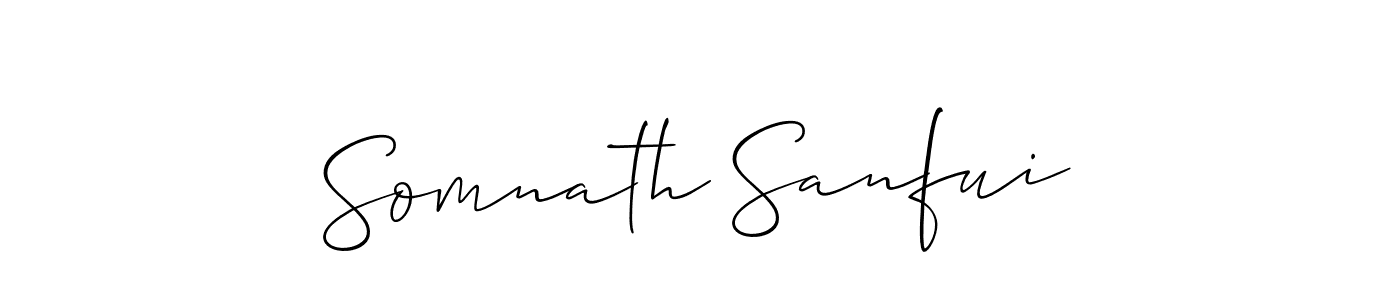 Best and Professional Signature Style for Somnath Sanfui. Allison_Script Best Signature Style Collection. Somnath Sanfui signature style 2 images and pictures png