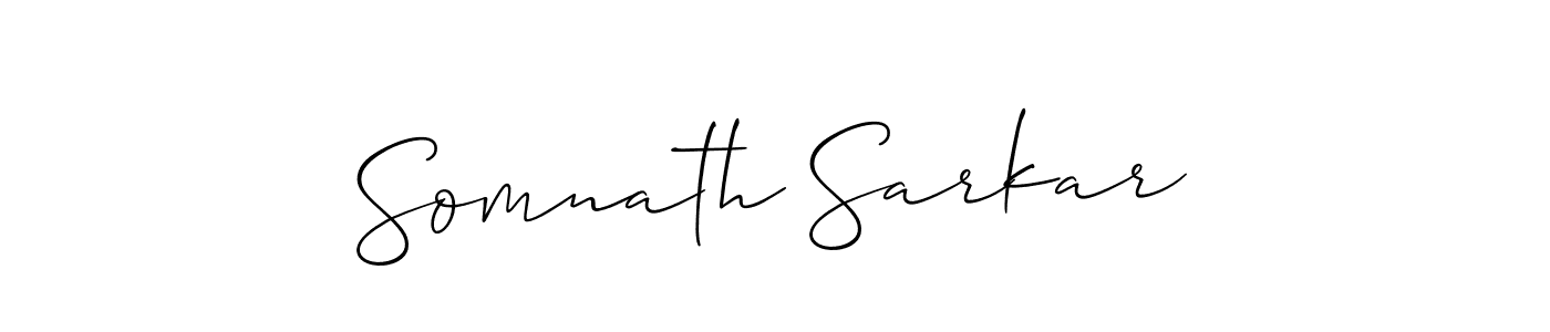 It looks lik you need a new signature style for name Somnath Sarkar. Design unique handwritten (Allison_Script) signature with our free signature maker in just a few clicks. Somnath Sarkar signature style 2 images and pictures png