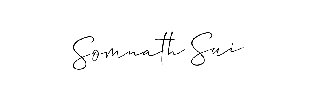 Also we have Somnath Sui name is the best signature style. Create professional handwritten signature collection using Allison_Script autograph style. Somnath Sui signature style 2 images and pictures png
