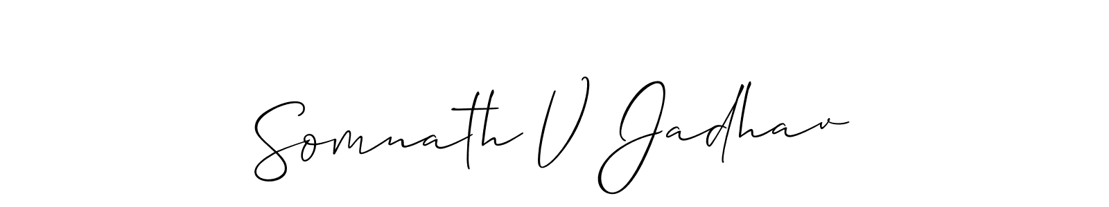 Best and Professional Signature Style for Somnath V Jadhav. Allison_Script Best Signature Style Collection. Somnath V Jadhav signature style 2 images and pictures png