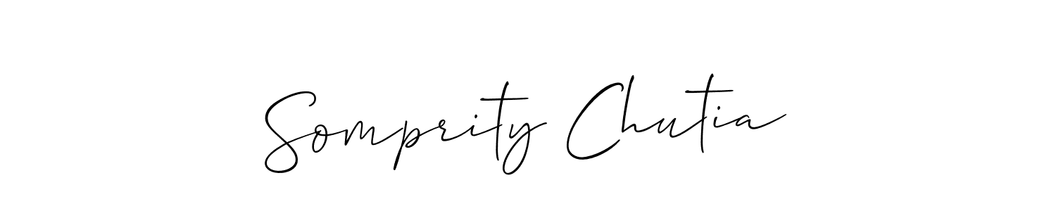 You should practise on your own different ways (Allison_Script) to write your name (Somprity Chutia) in signature. don't let someone else do it for you. Somprity Chutia signature style 2 images and pictures png