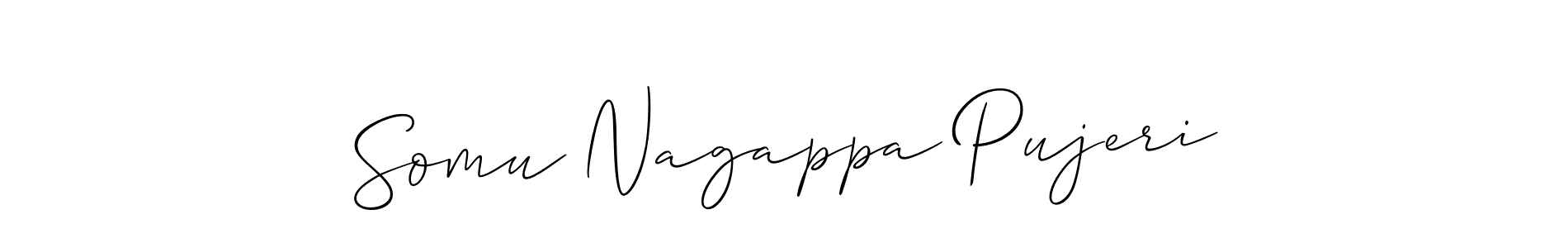 You can use this online signature creator to create a handwritten signature for the name Somu Nagappa Pujeri. This is the best online autograph maker. Somu Nagappa Pujeri signature style 2 images and pictures png
