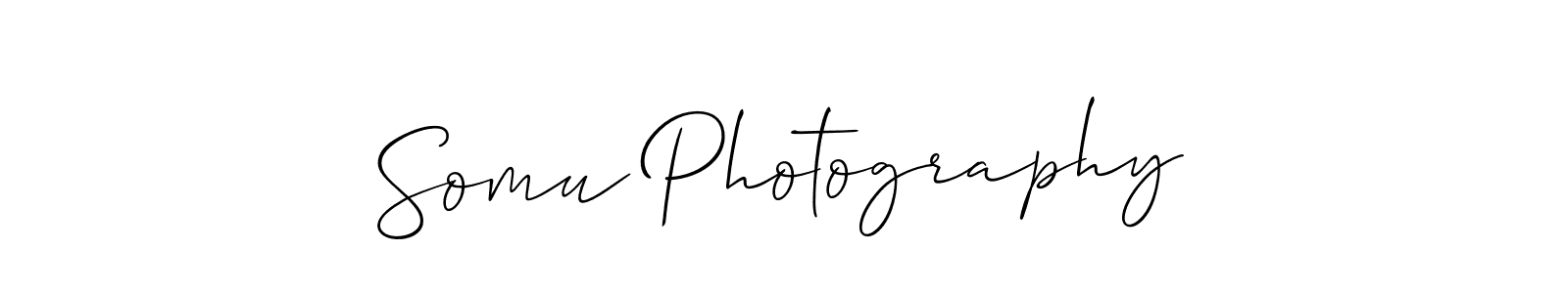 Make a beautiful signature design for name Somu Photography. Use this online signature maker to create a handwritten signature for free. Somu Photography signature style 2 images and pictures png
