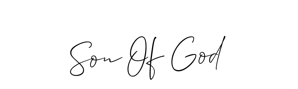 How to make Son Of God signature? Allison_Script is a professional autograph style. Create handwritten signature for Son Of God name. Son Of God signature style 2 images and pictures png
