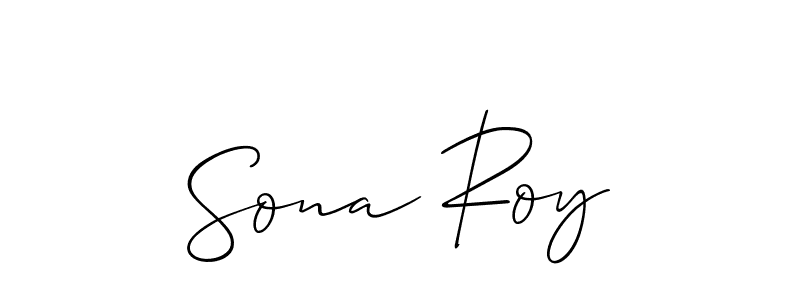 Best and Professional Signature Style for Sona Roy. Allison_Script Best Signature Style Collection. Sona Roy signature style 2 images and pictures png