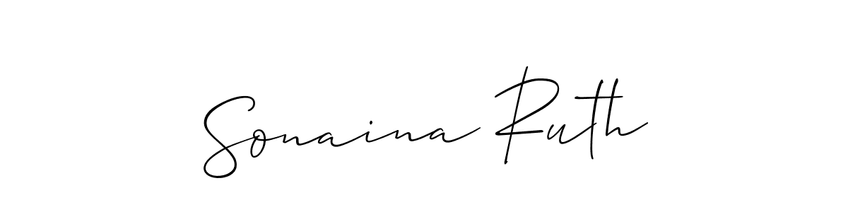 Here are the top 10 professional signature styles for the name Sonaina Ruth. These are the best autograph styles you can use for your name. Sonaina Ruth signature style 2 images and pictures png