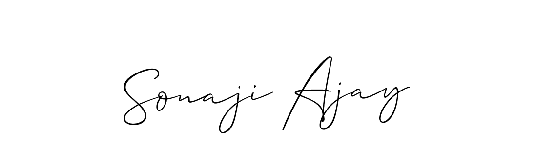 Here are the top 10 professional signature styles for the name Sonaji Ajay. These are the best autograph styles you can use for your name. Sonaji Ajay signature style 2 images and pictures png
