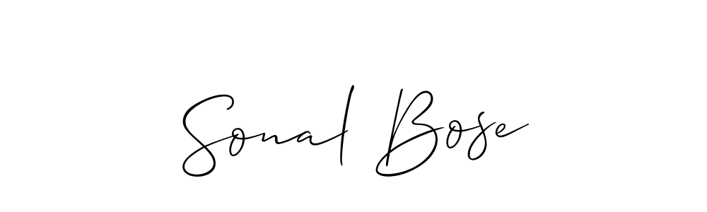 Similarly Allison_Script is the best handwritten signature design. Signature creator online .You can use it as an online autograph creator for name Sonal Bose. Sonal Bose signature style 2 images and pictures png