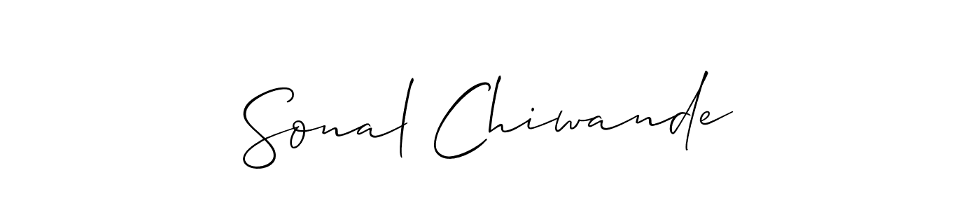 Similarly Allison_Script is the best handwritten signature design. Signature creator online .You can use it as an online autograph creator for name Sonal Chiwande. Sonal Chiwande signature style 2 images and pictures png