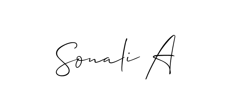 You can use this online signature creator to create a handwritten signature for the name Sonali A. This is the best online autograph maker. Sonali A signature style 2 images and pictures png