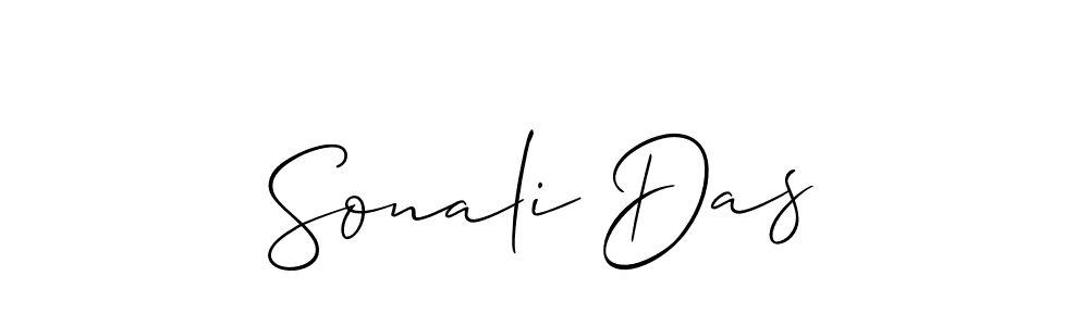 Use a signature maker to create a handwritten signature online. With this signature software, you can design (Allison_Script) your own signature for name Sonali Das. Sonali Das signature style 2 images and pictures png