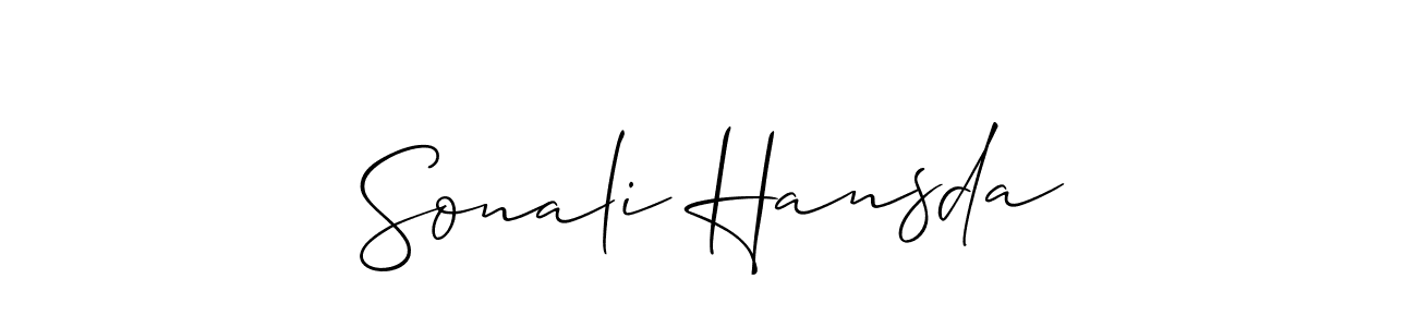 You can use this online signature creator to create a handwritten signature for the name Sonali Hansda. This is the best online autograph maker. Sonali Hansda signature style 2 images and pictures png
