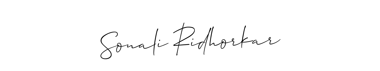 Also You can easily find your signature by using the search form. We will create Sonali Ridhorkar name handwritten signature images for you free of cost using Allison_Script sign style. Sonali Ridhorkar signature style 2 images and pictures png