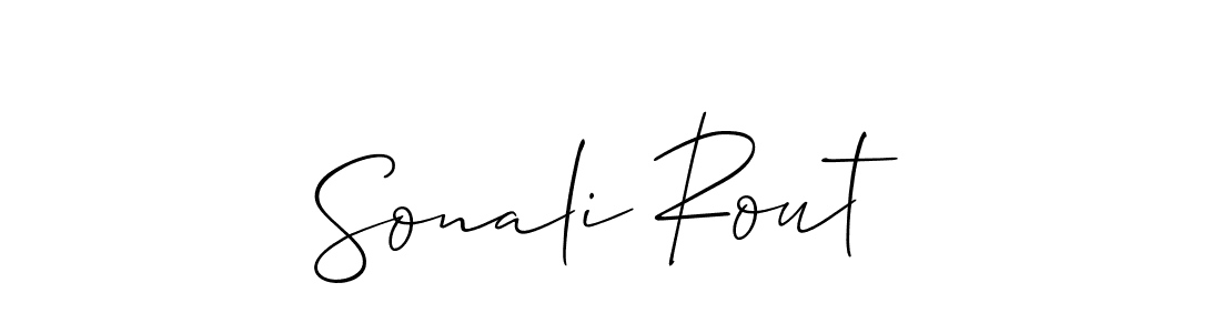 How to make Sonali Rout signature? Allison_Script is a professional autograph style. Create handwritten signature for Sonali Rout name. Sonali Rout signature style 2 images and pictures png