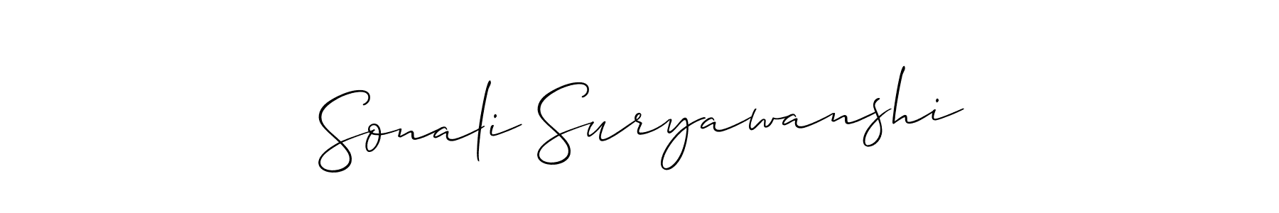 Similarly Allison_Script is the best handwritten signature design. Signature creator online .You can use it as an online autograph creator for name Sonali Suryawanshi. Sonali Suryawanshi signature style 2 images and pictures png