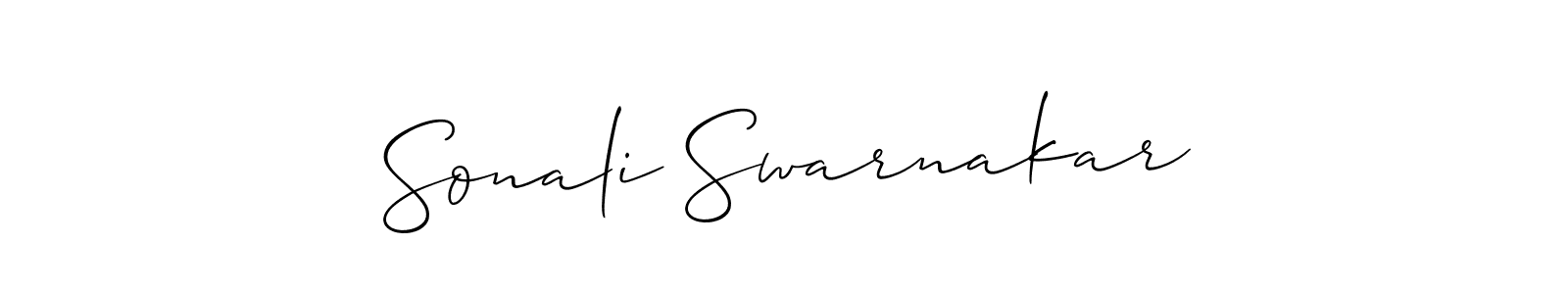 Design your own signature with our free online signature maker. With this signature software, you can create a handwritten (Allison_Script) signature for name Sonali Swarnakar. Sonali Swarnakar signature style 2 images and pictures png