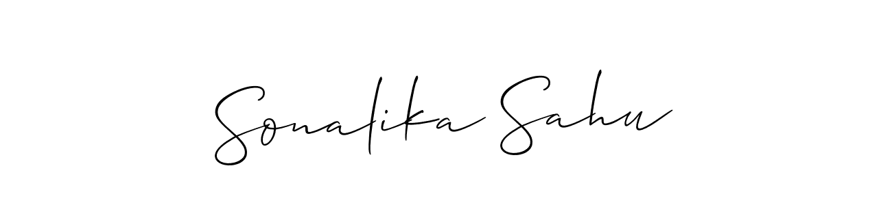 Similarly Allison_Script is the best handwritten signature design. Signature creator online .You can use it as an online autograph creator for name Sonalika Sahu. Sonalika Sahu signature style 2 images and pictures png