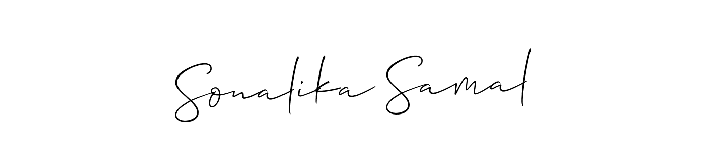 Best and Professional Signature Style for Sonalika Samal. Allison_Script Best Signature Style Collection. Sonalika Samal signature style 2 images and pictures png