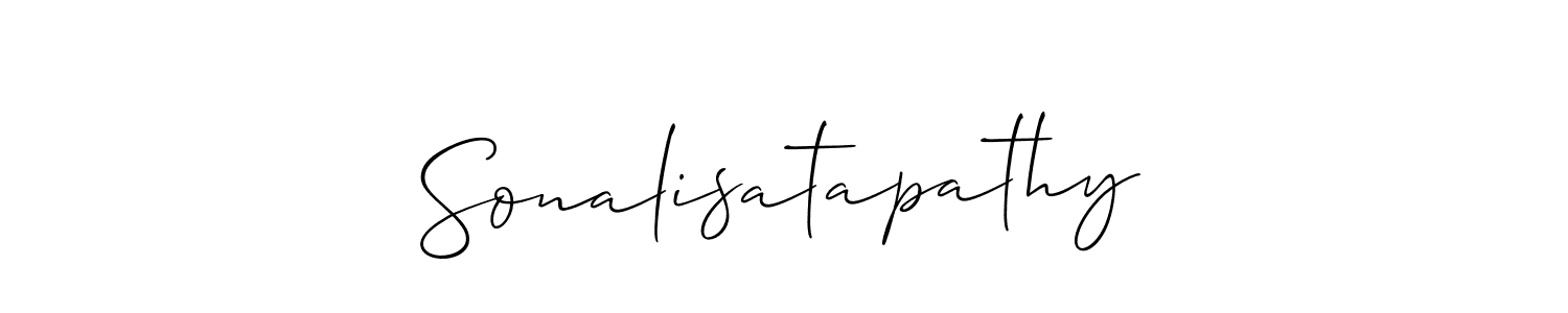 How to Draw Sonalisatapathy signature style? Allison_Script is a latest design signature styles for name Sonalisatapathy. Sonalisatapathy signature style 2 images and pictures png