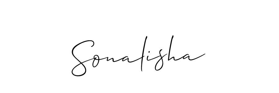 The best way (Allison_Script) to make a short signature is to pick only two or three words in your name. The name Sonalisha include a total of six letters. For converting this name. Sonalisha signature style 2 images and pictures png