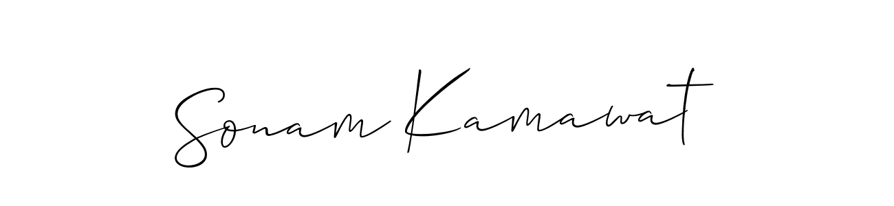 See photos of Sonam Kamawat official signature by Spectra . Check more albums & portfolios. Read reviews & check more about Allison_Script font. Sonam Kamawat signature style 2 images and pictures png