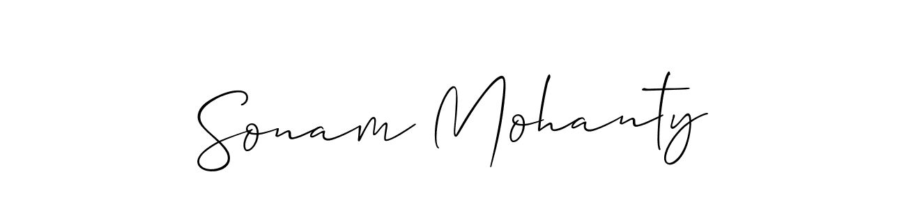 How to Draw Sonam Mohanty signature style? Allison_Script is a latest design signature styles for name Sonam Mohanty. Sonam Mohanty signature style 2 images and pictures png