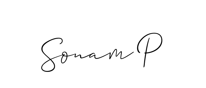 You can use this online signature creator to create a handwritten signature for the name Sonam P. This is the best online autograph maker. Sonam P signature style 2 images and pictures png