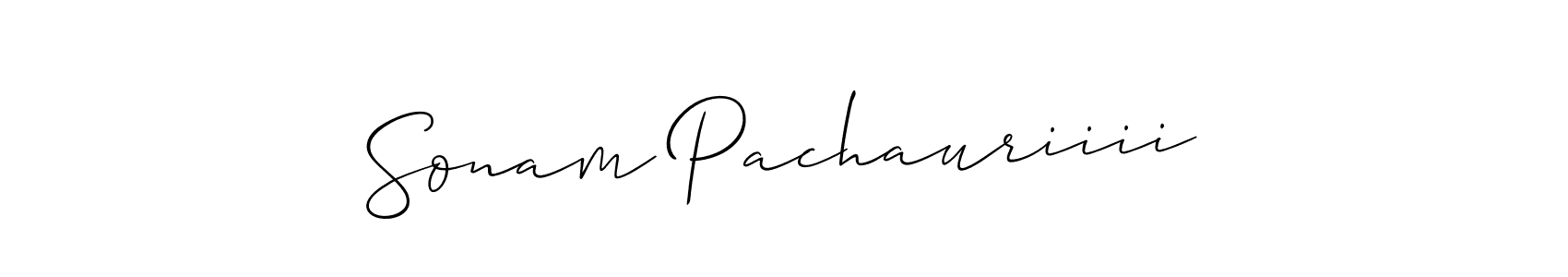 The best way (Allison_Script) to make a short signature is to pick only two or three words in your name. The name Sonam Pachauriiii include a total of six letters. For converting this name. Sonam Pachauriiii signature style 2 images and pictures png