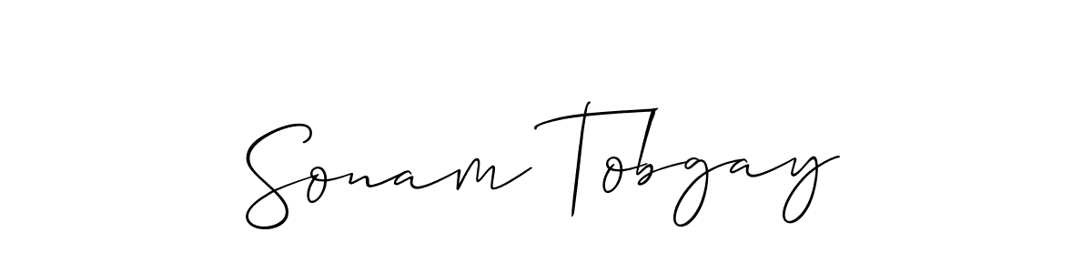 Also You can easily find your signature by using the search form. We will create Sonam Tobgay name handwritten signature images for you free of cost using Allison_Script sign style. Sonam Tobgay signature style 2 images and pictures png