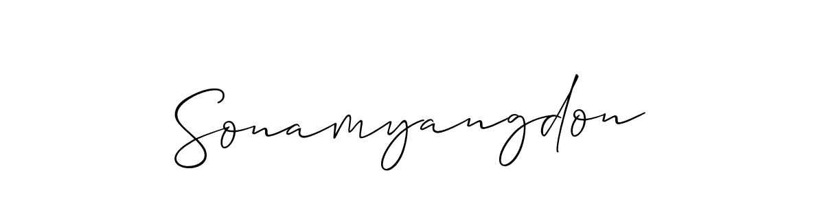See photos of Sonamyangdon official signature by Spectra . Check more albums & portfolios. Read reviews & check more about Allison_Script font. Sonamyangdon signature style 2 images and pictures png