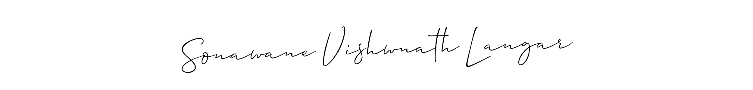 Once you've used our free online signature maker to create your best signature Allison_Script style, it's time to enjoy all of the benefits that Sonawane Vishwnath Langar name signing documents. Sonawane Vishwnath Langar signature style 2 images and pictures png