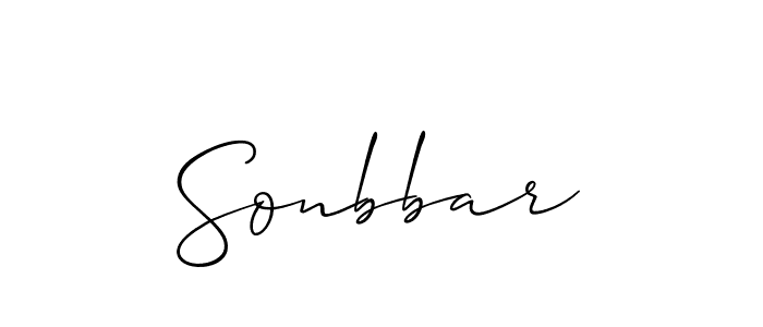 Also You can easily find your signature by using the search form. We will create Sonbbar name handwritten signature images for you free of cost using Allison_Script sign style. Sonbbar signature style 2 images and pictures png