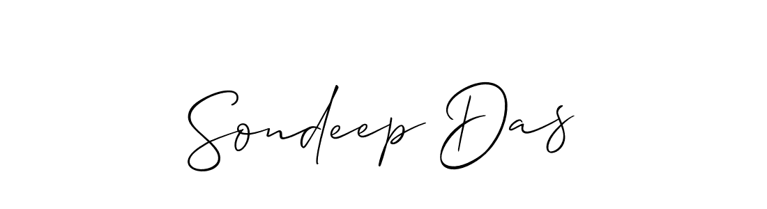 Sondeep Das stylish signature style. Best Handwritten Sign (Allison_Script) for my name. Handwritten Signature Collection Ideas for my name Sondeep Das. Sondeep Das signature style 2 images and pictures png