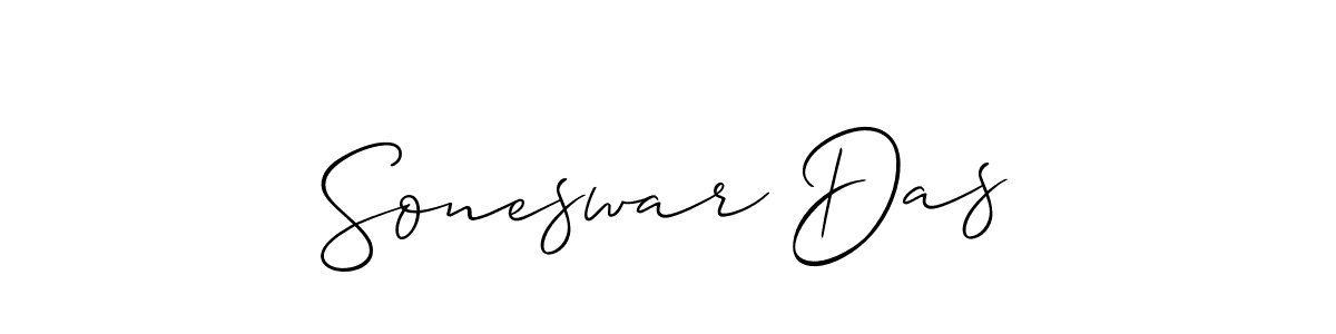 Create a beautiful signature design for name Soneswar Das. With this signature (Allison_Script) fonts, you can make a handwritten signature for free. Soneswar Das signature style 2 images and pictures png