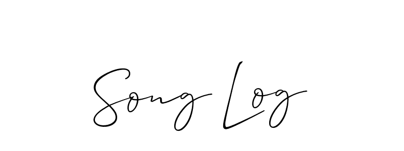 How to Draw Song Log signature style? Allison_Script is a latest design signature styles for name Song Log. Song Log signature style 2 images and pictures png