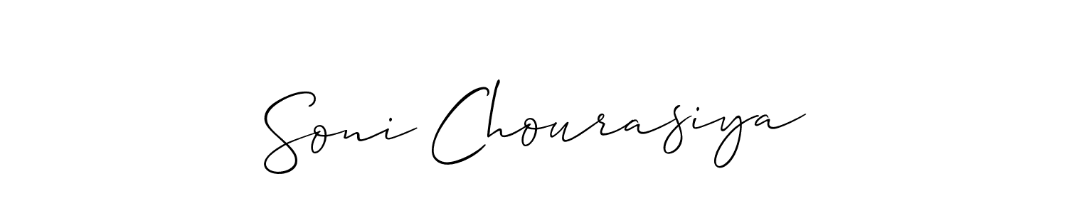 Once you've used our free online signature maker to create your best signature Allison_Script style, it's time to enjoy all of the benefits that Soni Chourasiya name signing documents. Soni Chourasiya signature style 2 images and pictures png