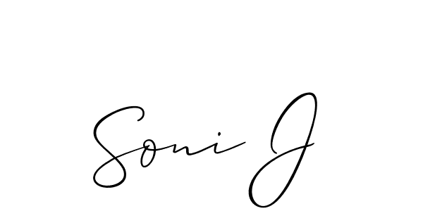 Here are the top 10 professional signature styles for the name Soni J. These are the best autograph styles you can use for your name. Soni J signature style 2 images and pictures png