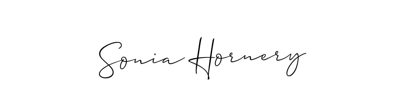 This is the best signature style for the Sonia Hornery name. Also you like these signature font (Allison_Script). Mix name signature. Sonia Hornery signature style 2 images and pictures png