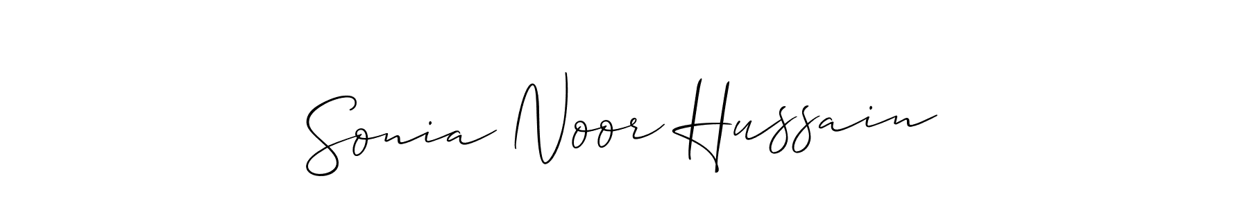 How to Draw Sonia Noor Hussain signature style? Allison_Script is a latest design signature styles for name Sonia Noor Hussain. Sonia Noor Hussain signature style 2 images and pictures png