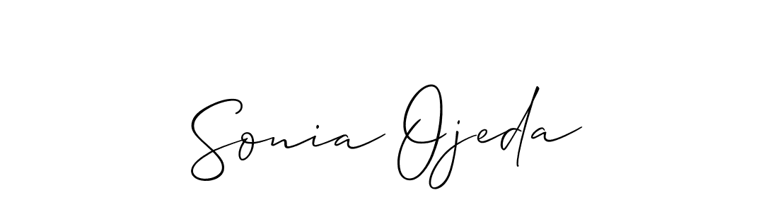 Use a signature maker to create a handwritten signature online. With this signature software, you can design (Allison_Script) your own signature for name Sonia Ojeda. Sonia Ojeda signature style 2 images and pictures png