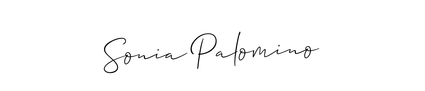 Also we have Sonia Palomino name is the best signature style. Create professional handwritten signature collection using Allison_Script autograph style. Sonia Palomino signature style 2 images and pictures png