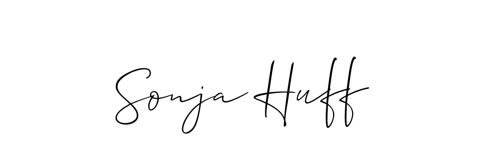 Check out images of Autograph of Sonja Huff name. Actor Sonja Huff Signature Style. Allison_Script is a professional sign style online. Sonja Huff signature style 2 images and pictures png