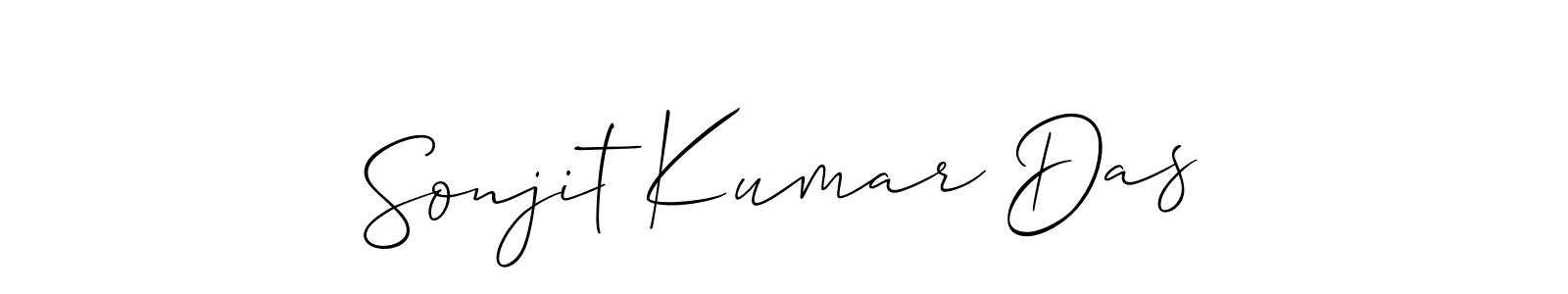 Sonjit Kumar Das stylish signature style. Best Handwritten Sign (Allison_Script) for my name. Handwritten Signature Collection Ideas for my name Sonjit Kumar Das. Sonjit Kumar Das signature style 2 images and pictures png