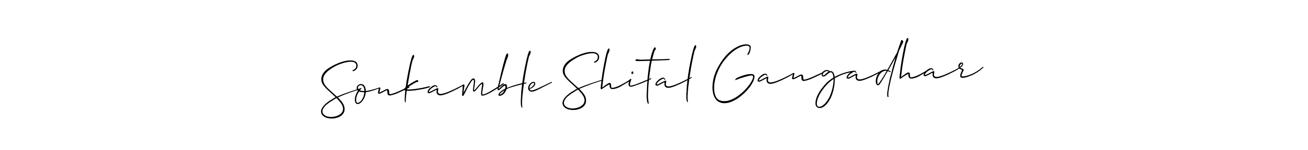 You can use this online signature creator to create a handwritten signature for the name Sonkamble Shital Gangadhar. This is the best online autograph maker. Sonkamble Shital Gangadhar signature style 2 images and pictures png