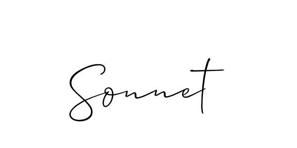 Similarly Allison_Script is the best handwritten signature design. Signature creator online .You can use it as an online autograph creator for name Sonnet. Sonnet signature style 2 images and pictures png