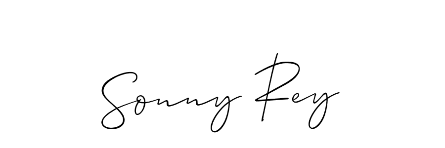 Create a beautiful signature design for name Sonny Rey. With this signature (Allison_Script) fonts, you can make a handwritten signature for free. Sonny Rey signature style 2 images and pictures png