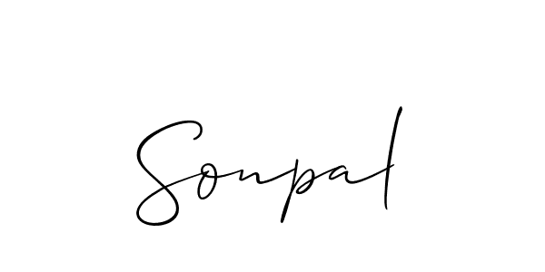 if you are searching for the best signature style for your name Sonpal. so please give up your signature search. here we have designed multiple signature styles  using Allison_Script. Sonpal signature style 2 images and pictures png