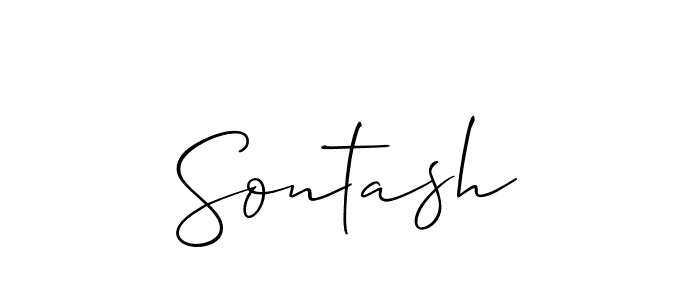 Make a short Sontash signature style. Manage your documents anywhere anytime using Allison_Script. Create and add eSignatures, submit forms, share and send files easily. Sontash signature style 2 images and pictures png